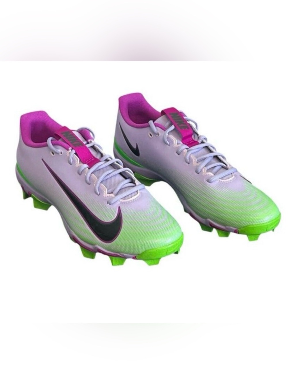 Nike Vapor Shark 3 Football Cleats Purple Green HJ4575-500, Men’s Size 10 (New)